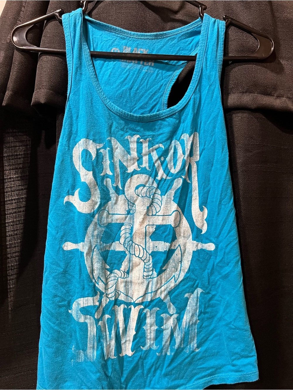 Women’s Blue Graphic Swim Tank - Unbranded